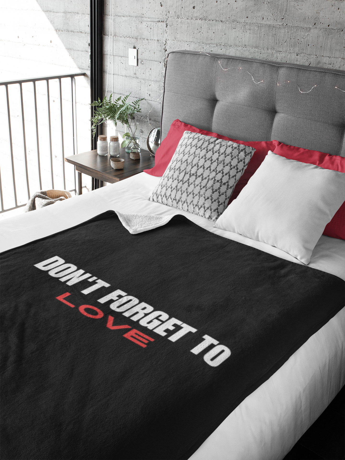 Love Blanket - Inspirational Bedwear with Positive Message