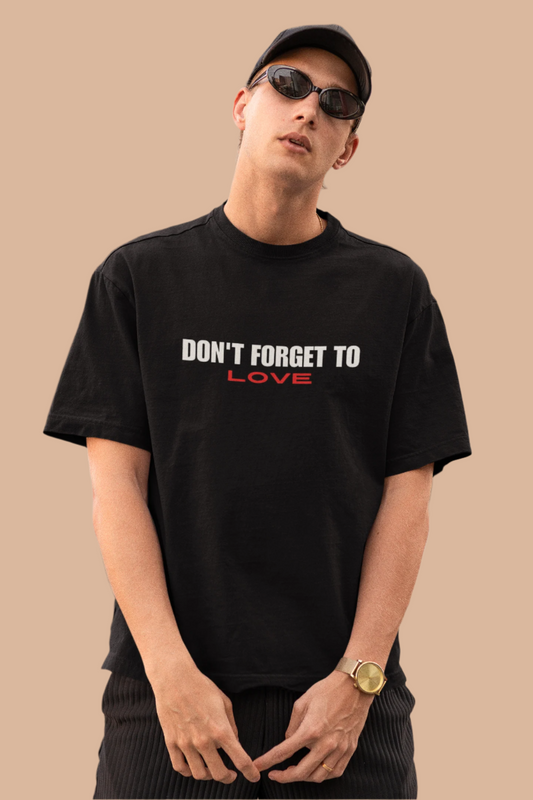 Black Love T-Shirt - Love-Inspired Apparel with Positive Message